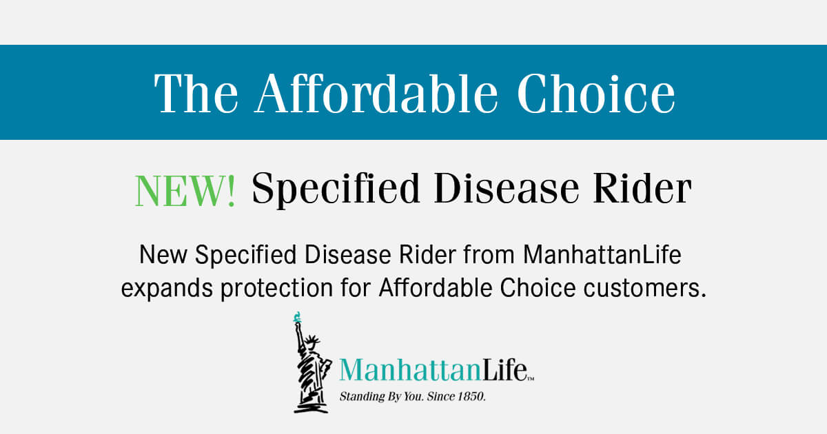 New! Specified Dread Disease Rider
